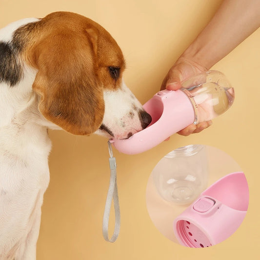 Botella de agua portátil para perros y gatos