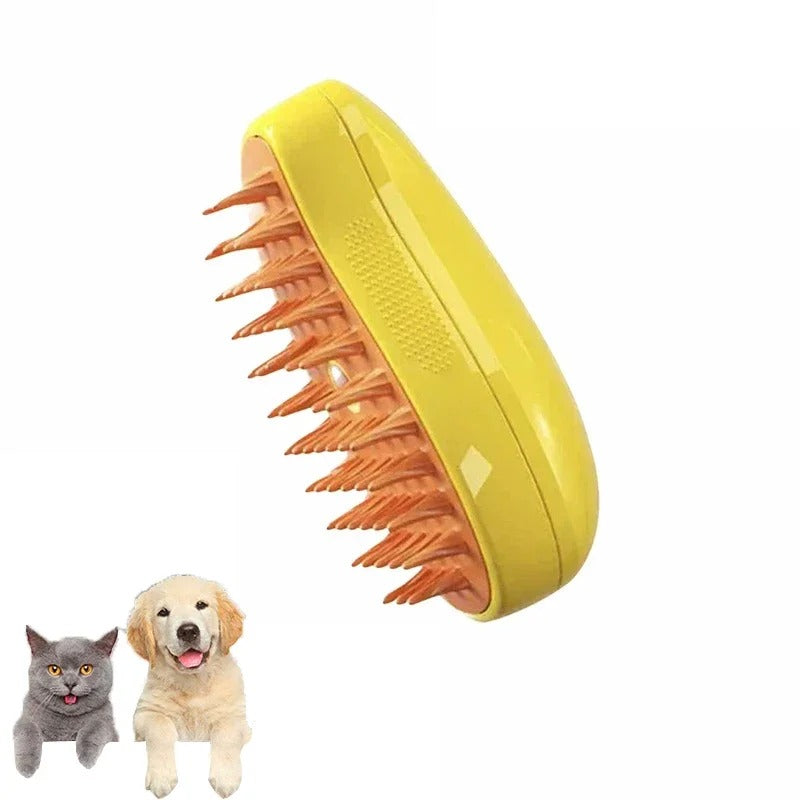 Cepillo vaporizador para perros y gatos