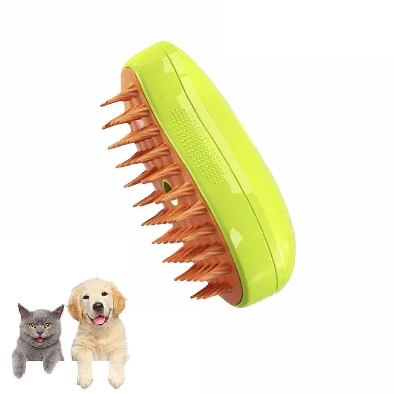 Cepillo vaporizador para perros y gatos